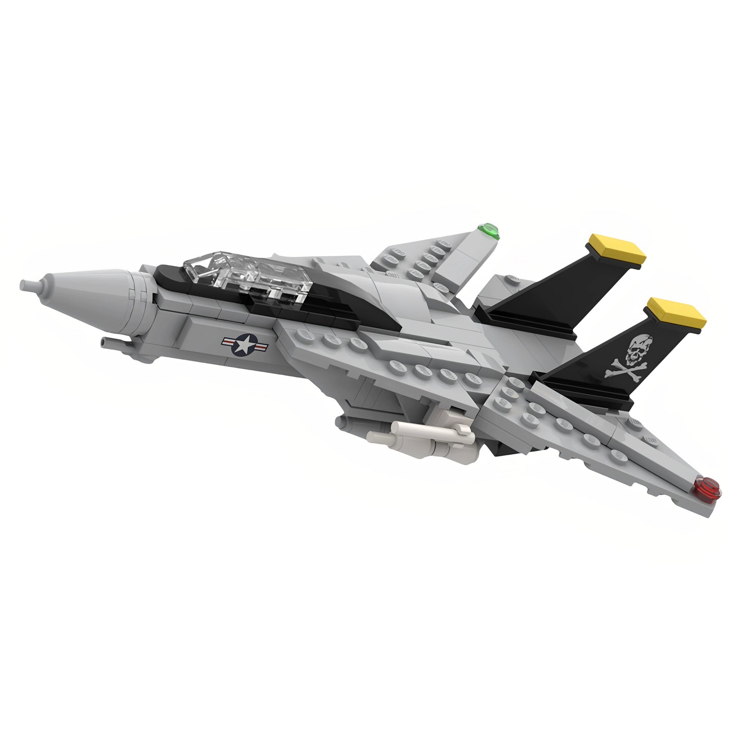 MOC-32402 Mini F-14 Tomcat Fighter Building Block Toy Model Gift Ornament