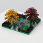 MOC-36080 modular park green park garden building building block model ornaments