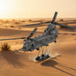 MOC-37497 Military aircraft helicopter Boeing MH-47 ornaments 1:33 building block model