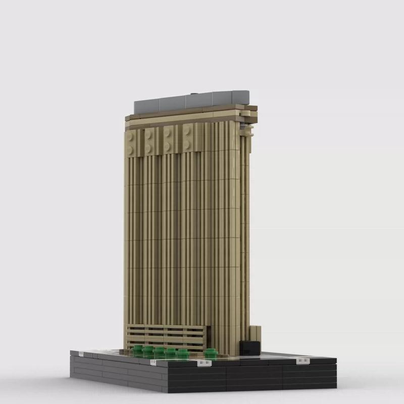 MOC-41563 Flatiron Building 1:650 scale building block toy model gift ornament