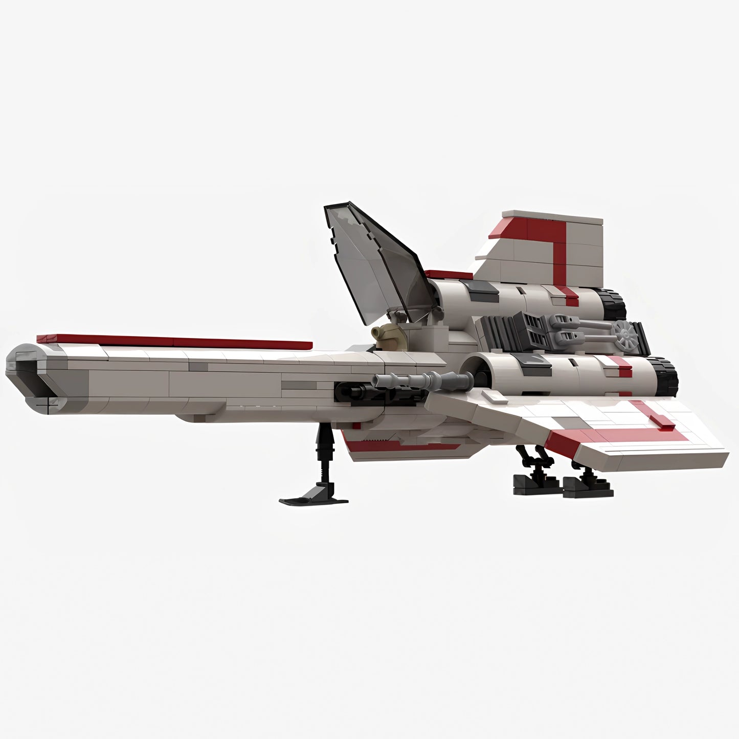 MOC-45112 Colonial Viper MK1 Fighter Planet Series Building Block Boy Toy Model