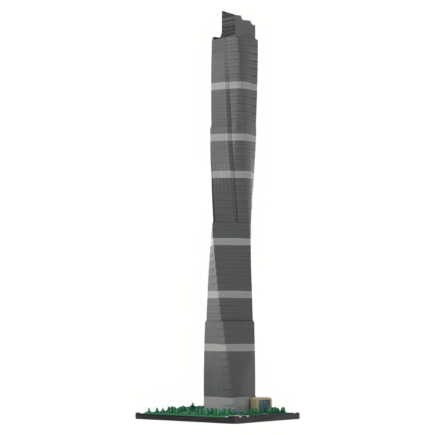 MOC-50351 Shanghai Tower 1:650 scale building block toy model gift ornament