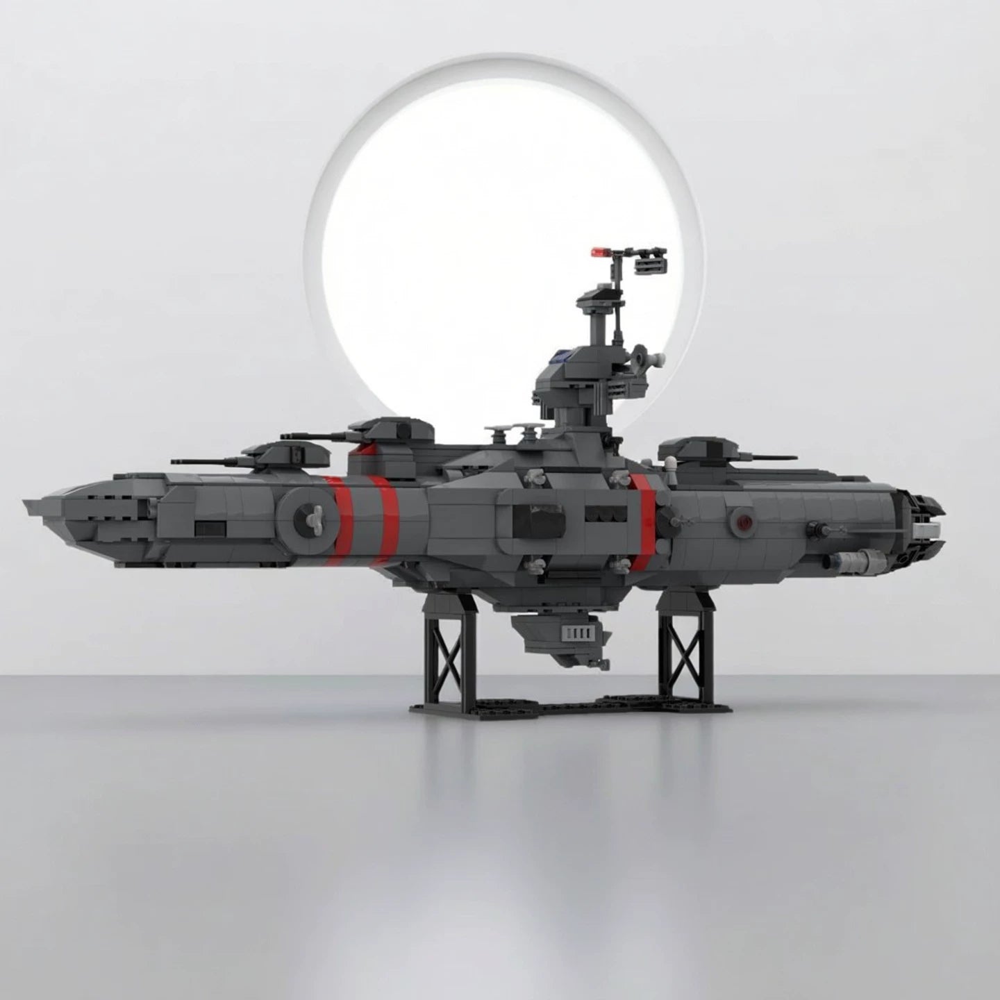 MOC-52207 Space Cruiser Space Building Blocks Educational Toy Model Gift Ornament