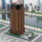 MOC-57225 movie building Zhongfu Plaza building blocks educational toy model gift ornaments