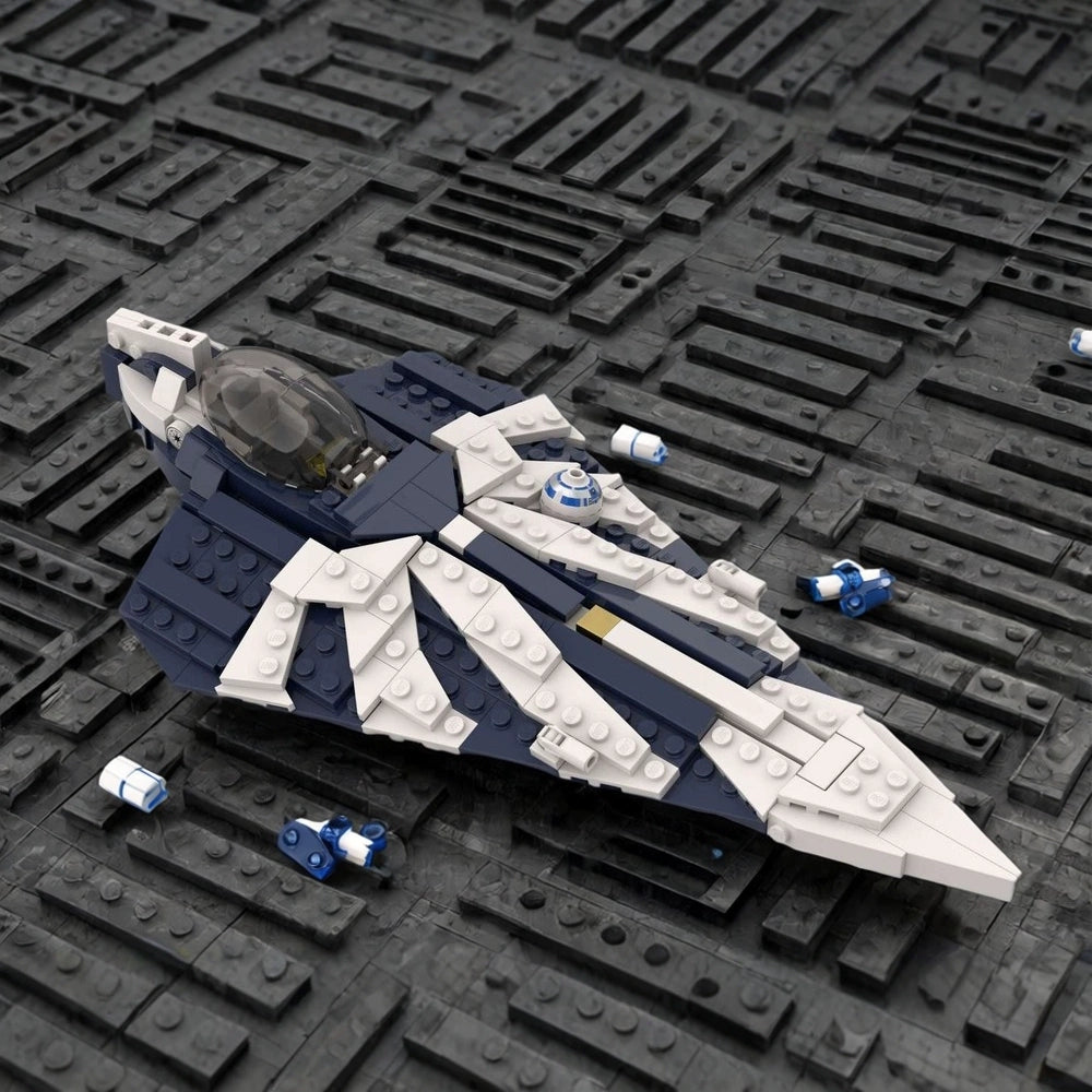 MOC-58545 Interceptor creative assembled building blocks educational toy model gift ornaments