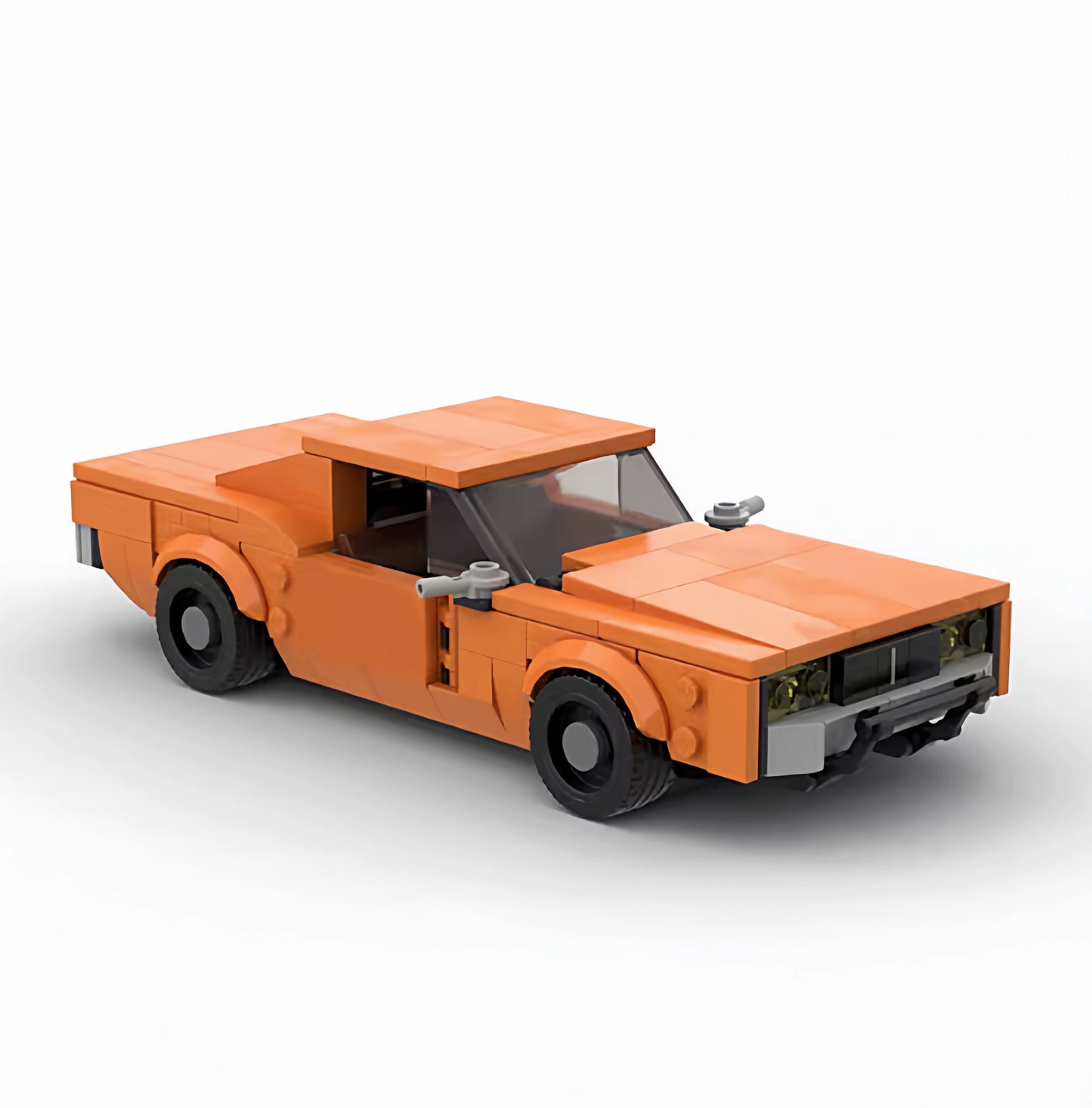 MOC-60391 Dodge famous car building blocks puzzle speed8 grid car toy General Li model