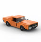 MOC-60391 Dodge famous car building blocks puzzle speed8 grid car toy General Li model