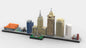 MOC-62092 Assembled Cleveland Ohio skyline building block educational toy model