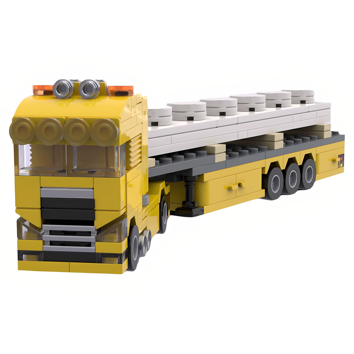 MOC-67222 transport truck small MAN1x7 board special version building block toy ornaments