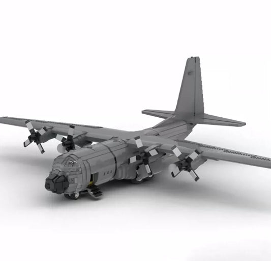 MOC-67338 Military Series C-130H Hercules building blocks educational toy model ornaments