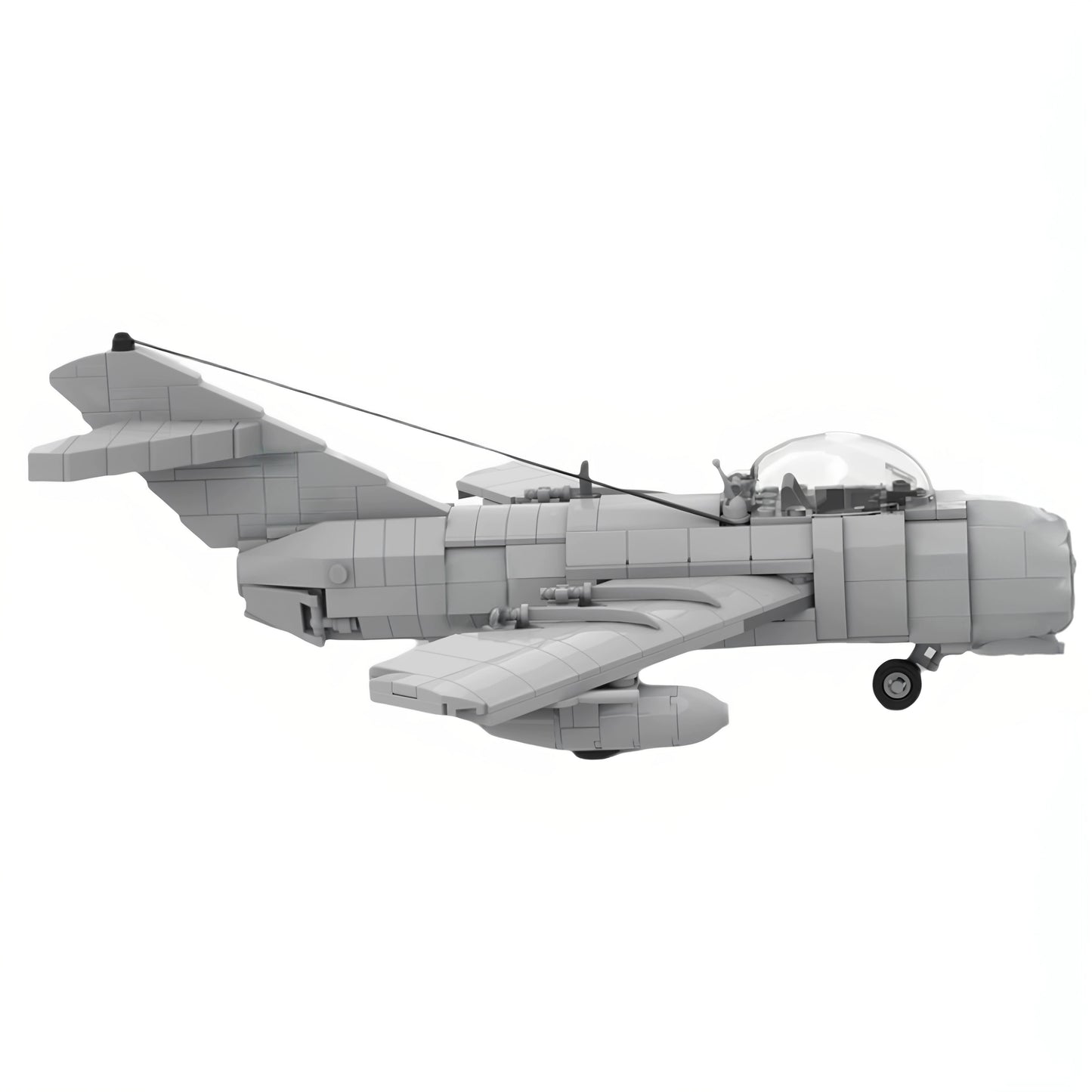 MOC-69395 Aircraft Mikoyan-Gurevich building block toy model gift ornament