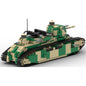 MOC-69809 tank military Char 2C building block educational toy model tracked combat vehicle