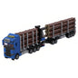 MOC-72363 Logging Transport Truck Crane Building Block Toy Model Gift Ornament