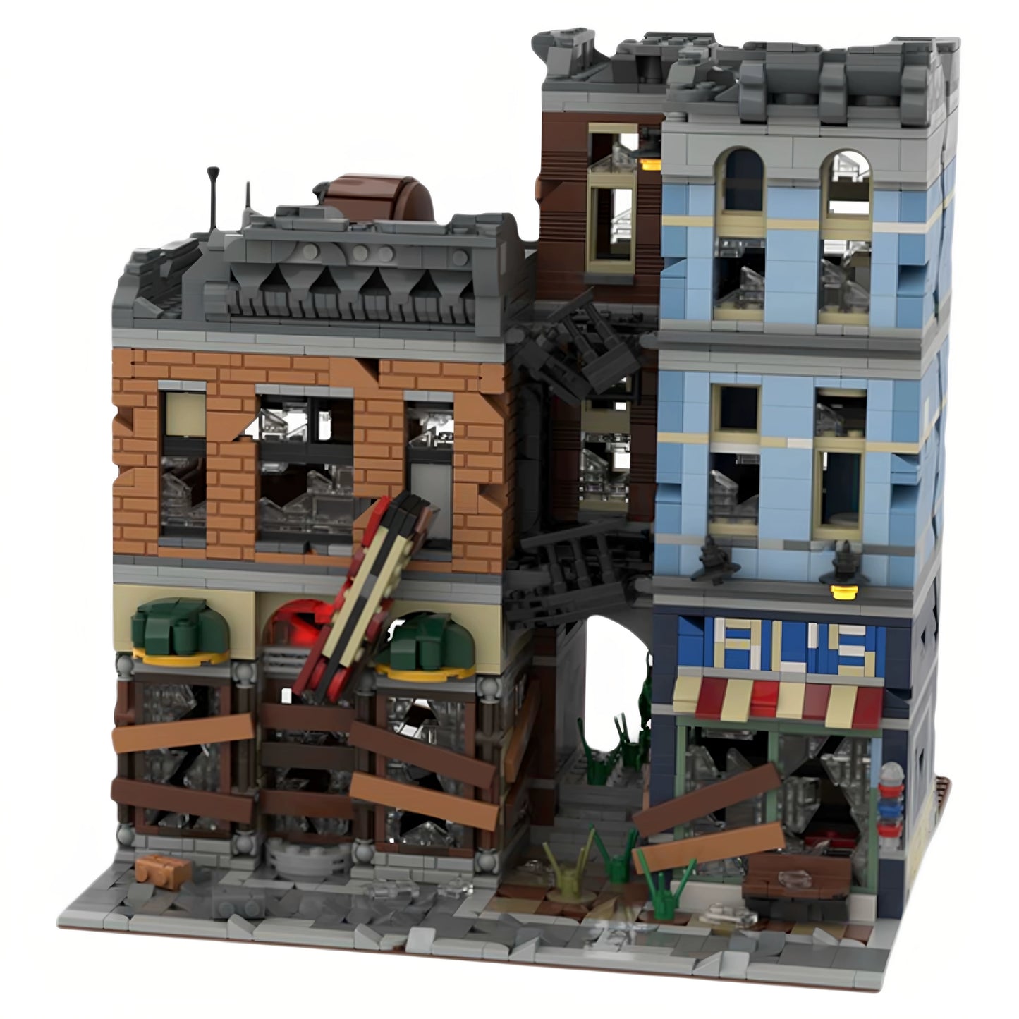 MOC-73392 Detective Office-Doomsday Edition Building Block Toy Model Ornaments