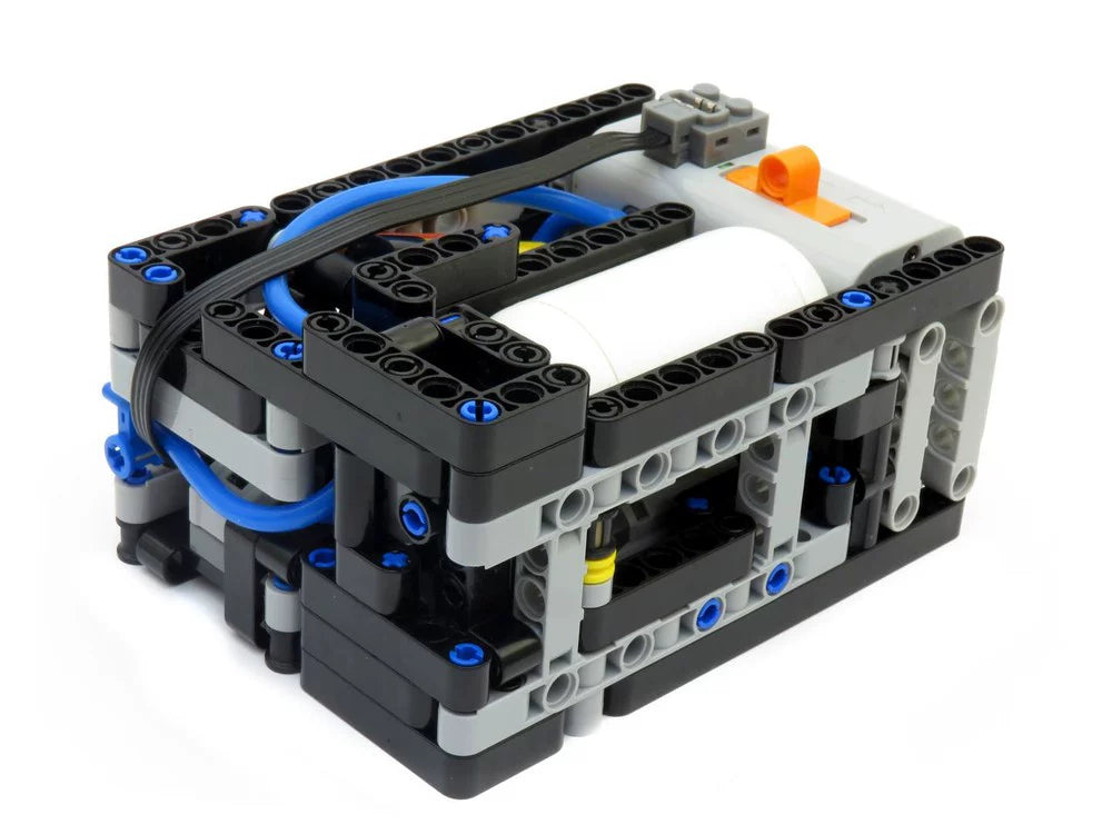 MOC-7377 automatic electric compressor static building blocks educational toy model gift ornaments