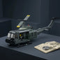 MOC-74181 Bell UH-1 Huey helicopter building block educational toy model ornaments