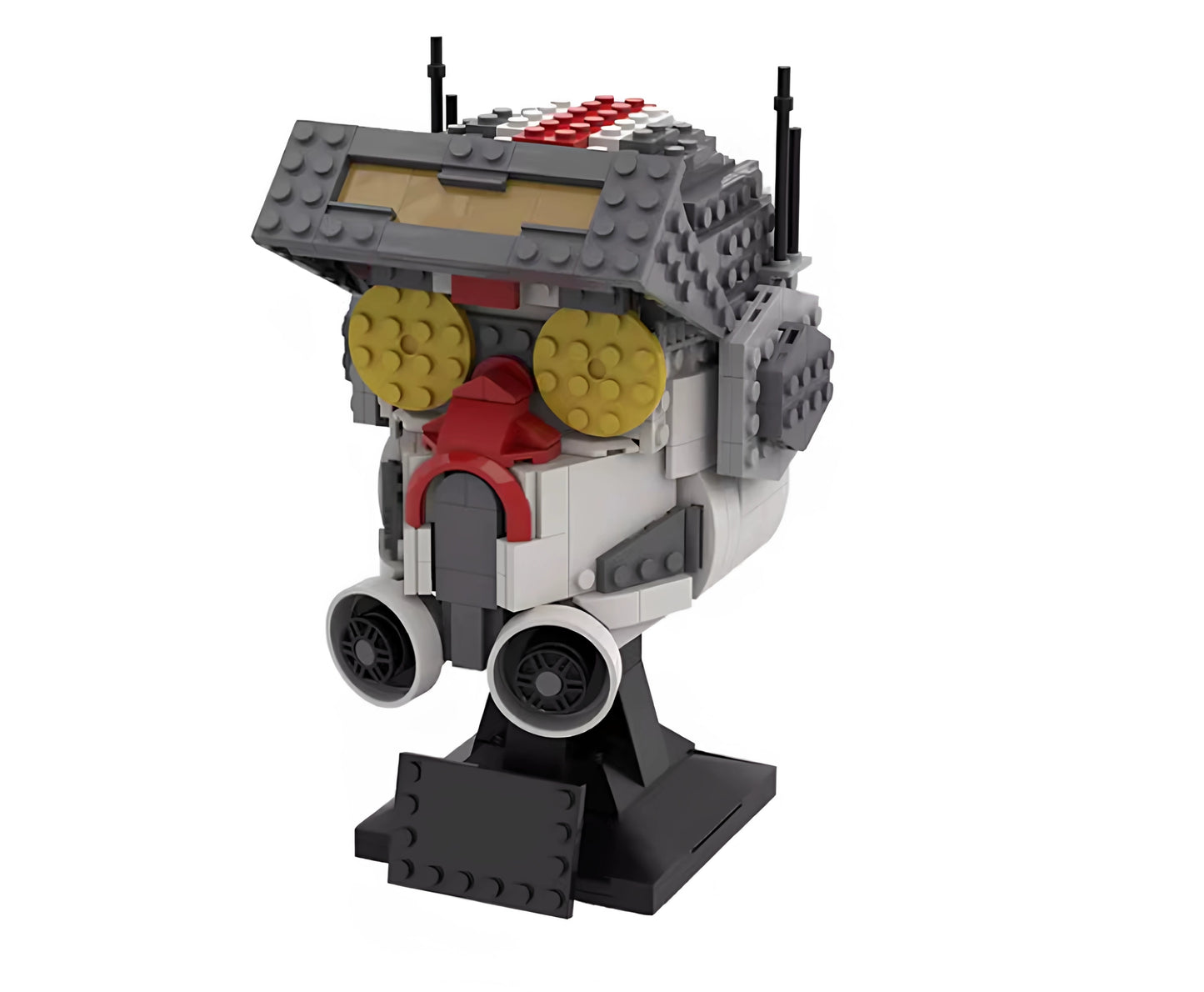MOC-75906 helmet collection assembled building blocks educational toy model gift ornaments