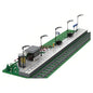 MOC-78047 Figuet Railway Station Platform 2 Building Block Toy Model Ornament
