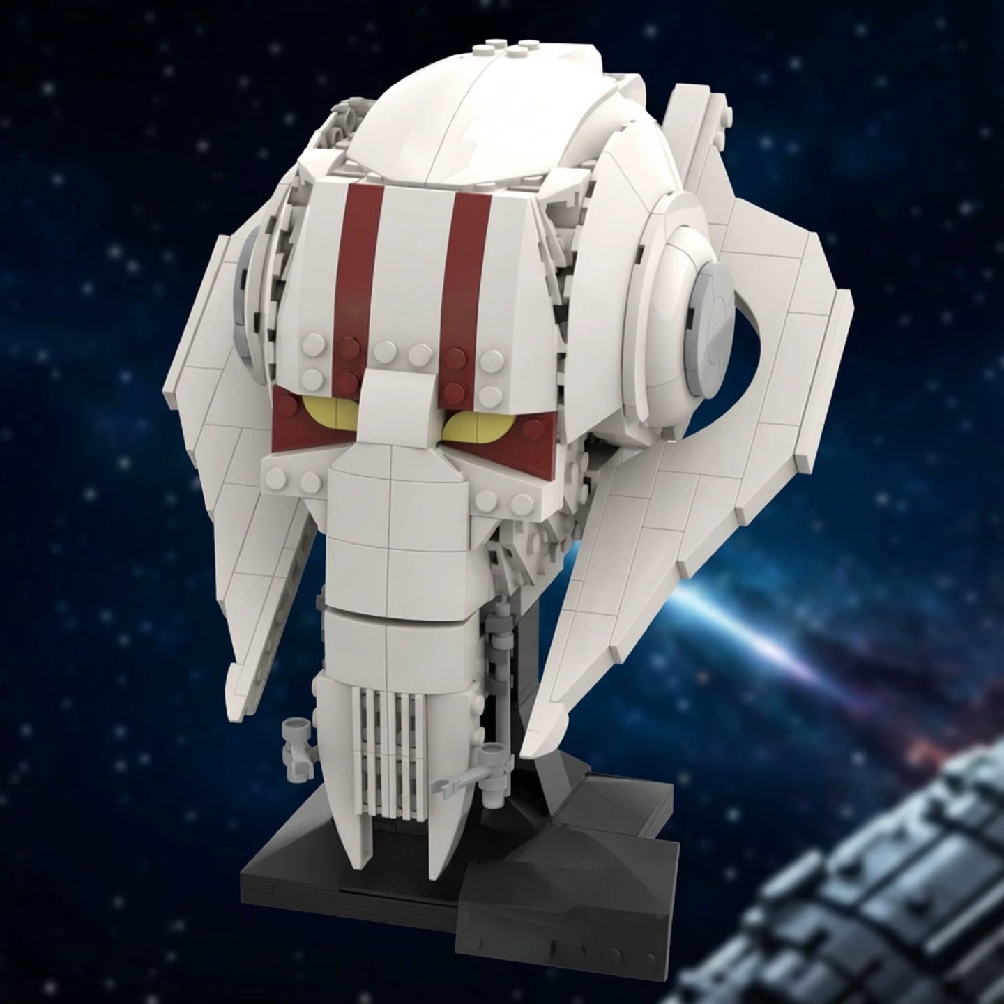MOC-80751 Star Wars helmet mask General Grievous building block toy model