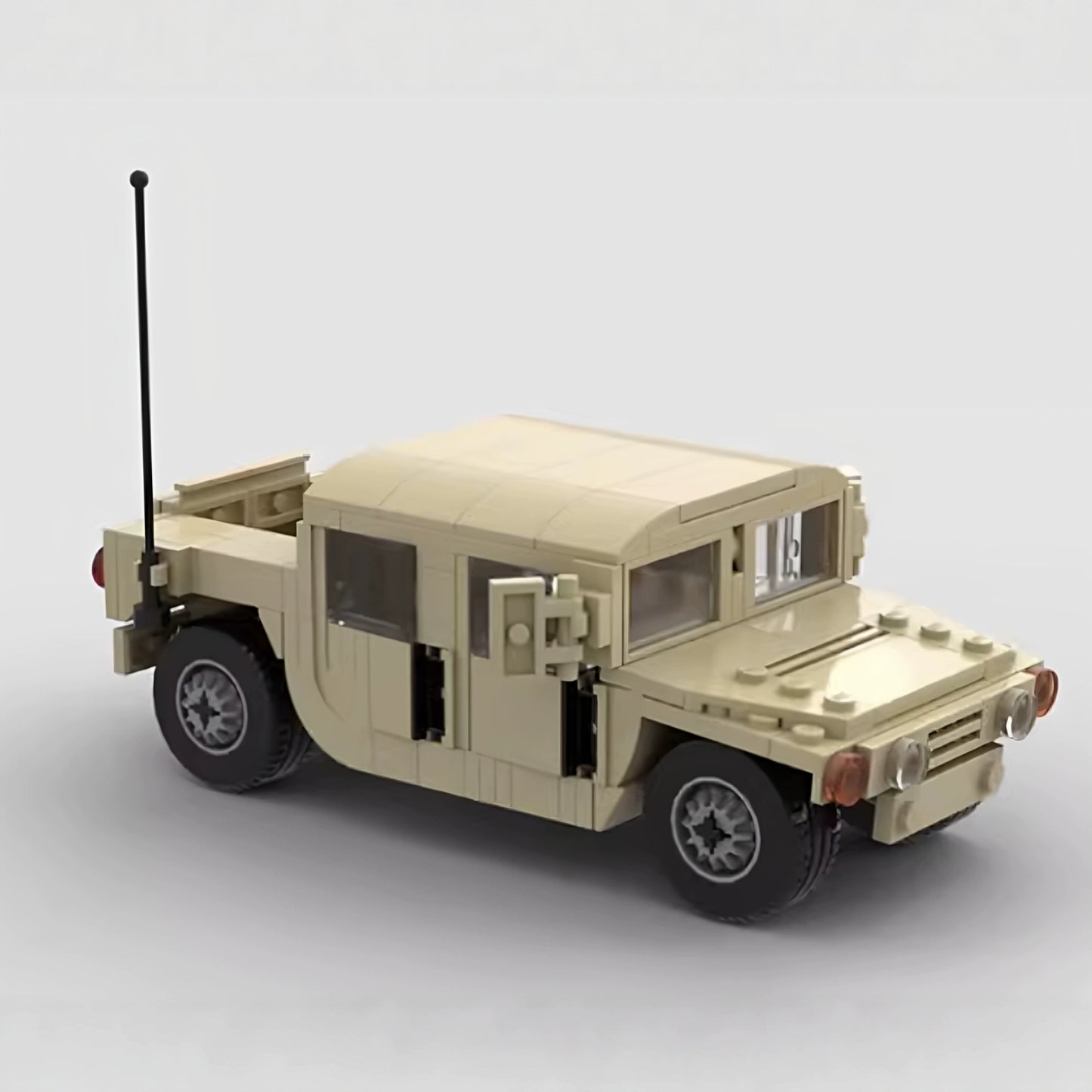 MOC-81120 off-road military vehicle desert Hummer assembled building block puzzle model ornaments