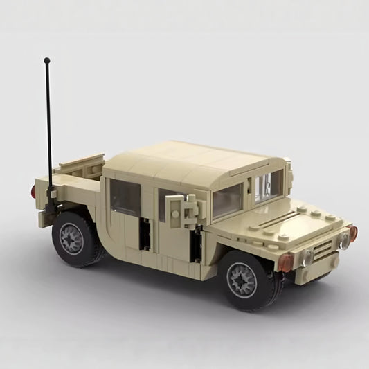 MOC-81120 off-road military vehicle desert Hummer assembled building block puzzle model ornaments