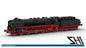 MOC-81348 steam train assembled railway building blocks train locomotive puzzle model ornaments