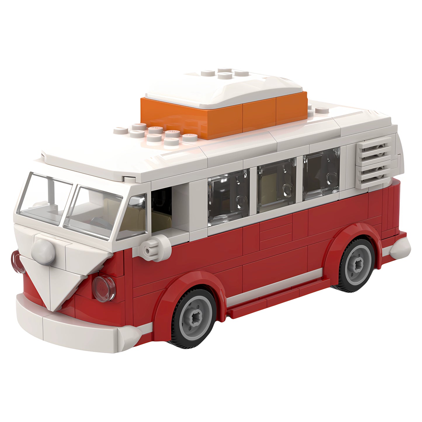 MOC-84759 Car Volkswagen T1 Mini Doll Building Blocks Educational Toy Model Ornament
