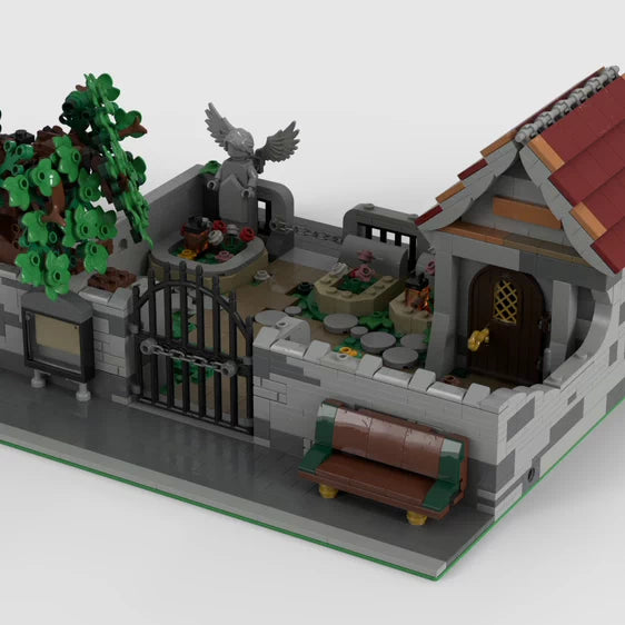 Cemetery building block toys MOC-85128