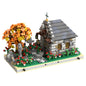 MOC-89854 Medieval small cemetery building blocks educational toy model ornaments