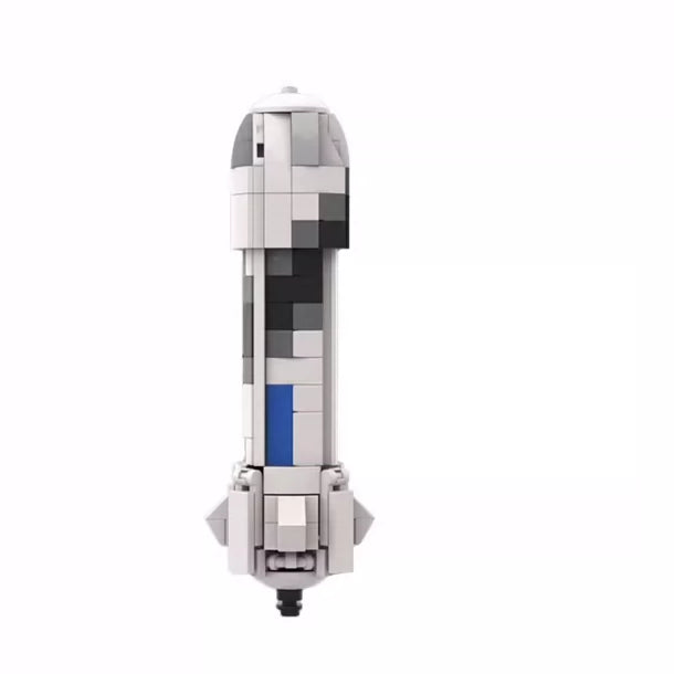MOC-90043 puzzle assembled rocket building blocks new Shepard model Blue Origin series