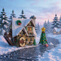 MOC-91768 Elf House Christmas assembled building blocks educational toy model gift