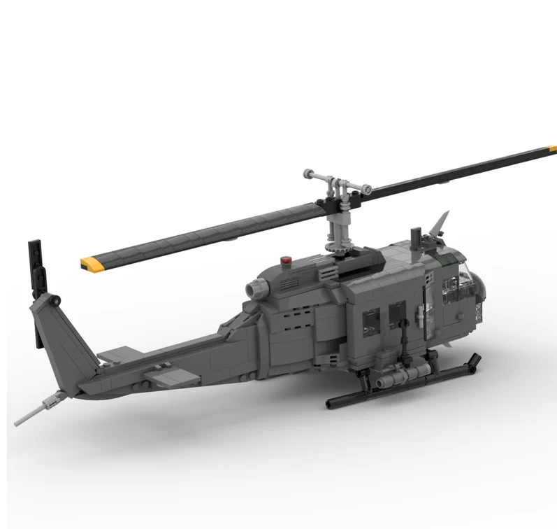 MOC-93333 Military Series UH-1H Iroquois Huey Helicopter Fighter Toy