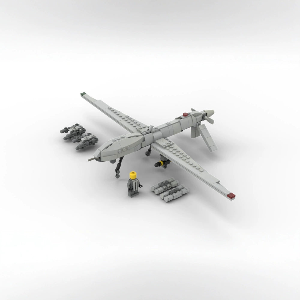 MOC-98327 Aircraft Predator Drone 1:35 building block educational toy model ornament