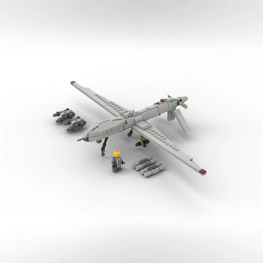 MOC-98327 Aircraft Predator Drone 1:35 building block educational toy model ornament