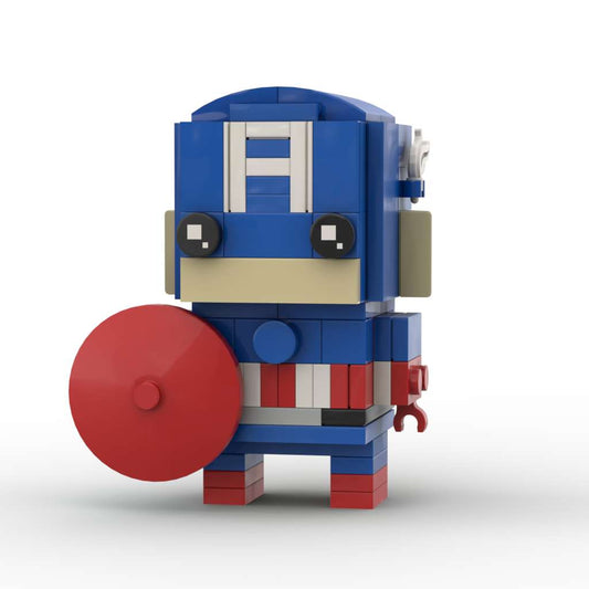 MOC Custom Marvel Captain America Brickheadz