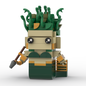 MOC Mythology - Medusa Brickheadz Size