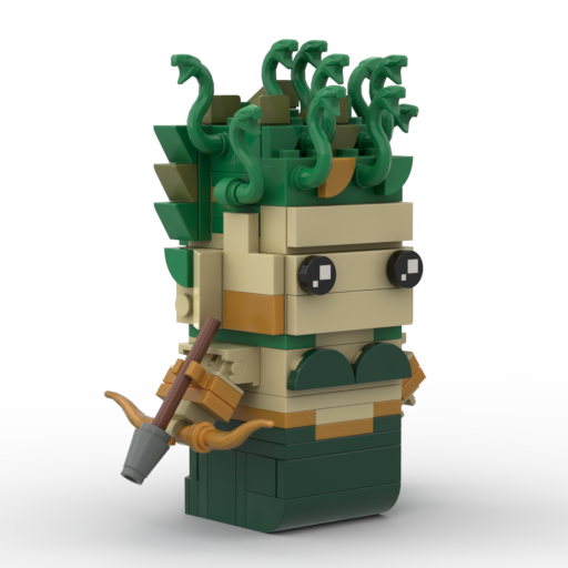 MOC Mythology - Medusa Brickheadz Size