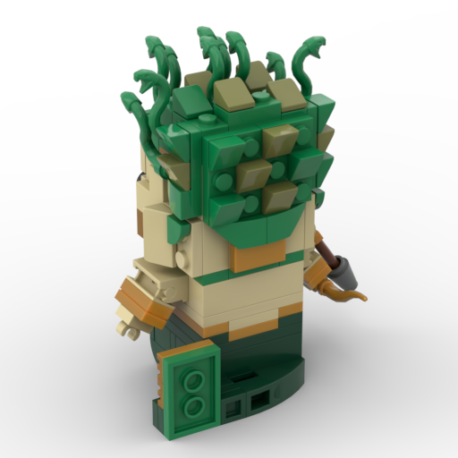 MOC Mythology - Medusa Brickheadz Size