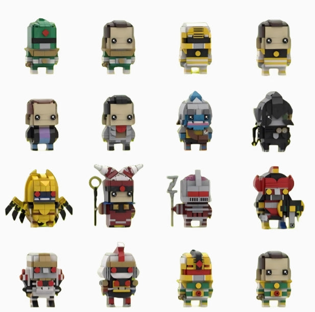 MOC Mighty Morphin Power Rangers Brickheardz