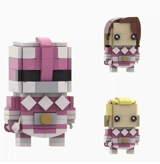 MOC Mighty Morphin Power Rangers Brickheardz