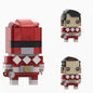 MOC Mighty Morphin Power Rangers Brickheardz