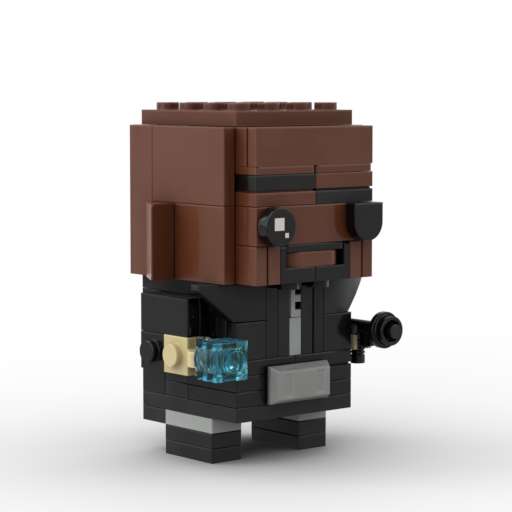 MOC Custom Marvel Nick Fury Brickheadz