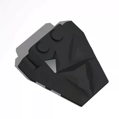 Open-box-brick - 6055063 - 64867 - Brick Wedged, Sloped 4 x 4 Fractured Polygon Top