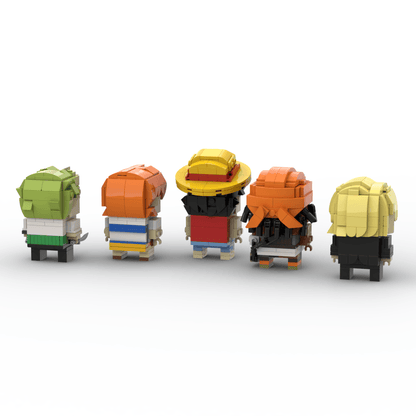 One Piece BrickHeadz - Netflix S1 Edition