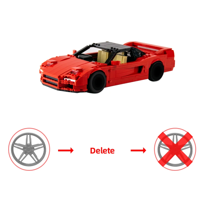 MOC-93304 Honda NSX 1990– MOC Brick Store