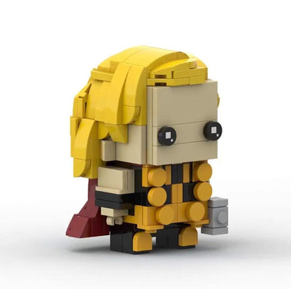 MOC Custom Marvel Thor Brickheadz