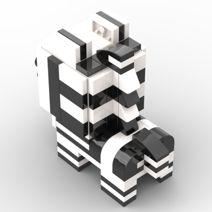 Zoo BrickHeadz Size Collection - MOC Cube Animal Bricks