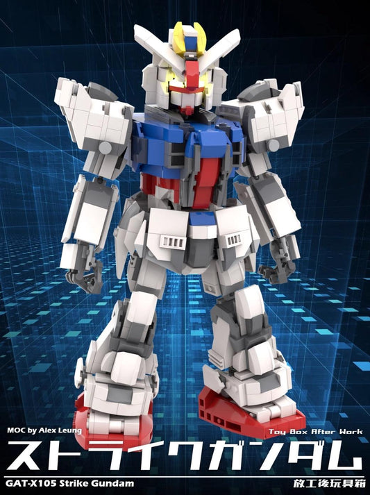 MOC Strike Gundam - GAT-X105 Gundam Seed Armor Schneider