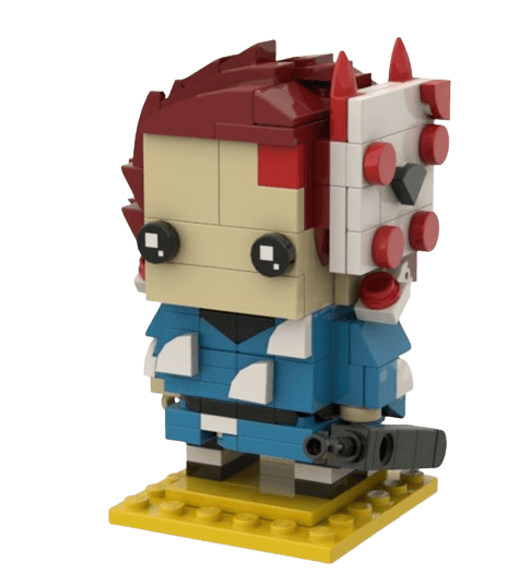 MOC-92441 Tanjiro cloud kimono brickheadz