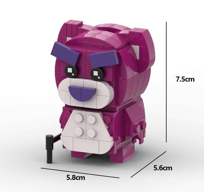 MOC Toy Story Lotso Bear brickheadz– MOC Brick Store